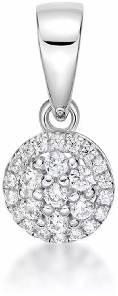 Hopeinen zirkoniriipus CRR18 - Super outlet - korut - CRR18 - 1