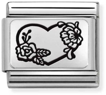 Nomination pala Heart flowers 330111-28 - Composable Classic - 330111-28 - 1