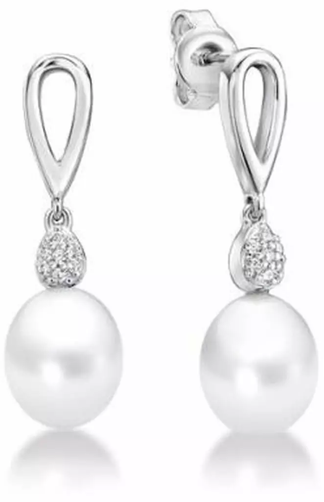 EP038 helmikorvakoru 8mm - Hopeiset korvakorut - EP038 - 1