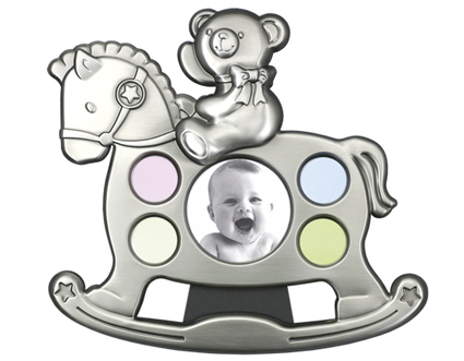 Valokuvakehys keinuhevonen ja nalle - Kehykset ja albumit - 078598 - 1