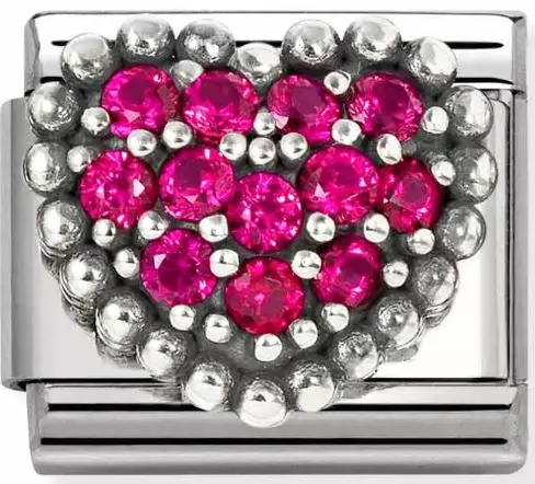 Nomi Punainen sydän kivillä 330327-08 - Composable Classic - 330327-08 - 1
