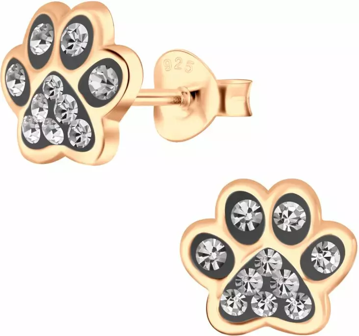 Tassu Black Diamond Rose korvakoru 8,5x7 mm - Lasten korut - Y5468 - 1