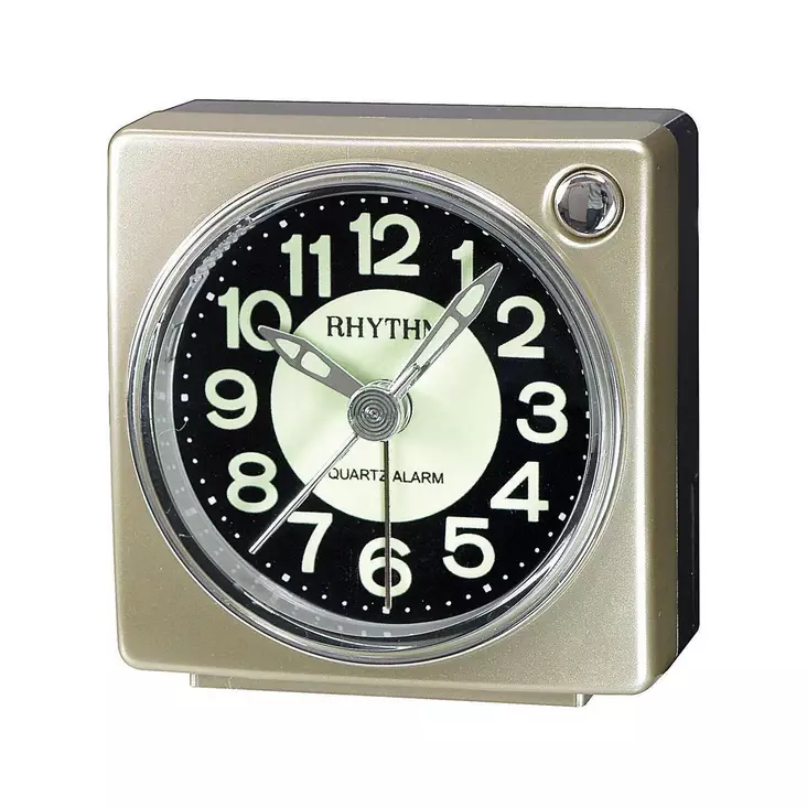 RHYTHM HERÄTYSKELLO KULTA - Herätyskellot - CRE823-NR18 - 1