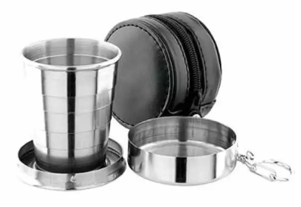 Teleskooppi muki terästä 70ml - Taskumatit - Z0058 - 1