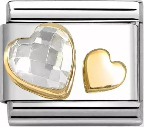 Nomination pala White Heart 030613-08 - Composable Classic - 030613-08 - 1