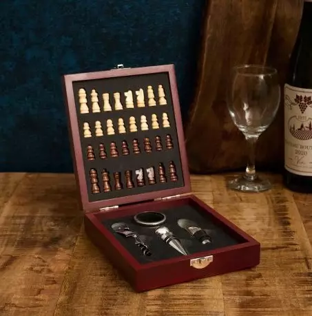 Shakkilauta viini setti - Taskumatit - Z018 - 1