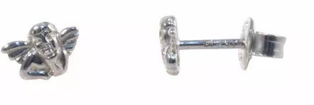 Enkeli korvakoru tappi - Hopeiset korvakorut - CKK199 - 1