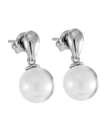 Hopeiset helmikorvakorut C10549 - Hopeiset korvakorut - C10549 - 1