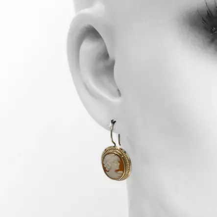 Kame korvakoru koukku 10x12mm - Kultaiset korvakorut - K40099 - 2