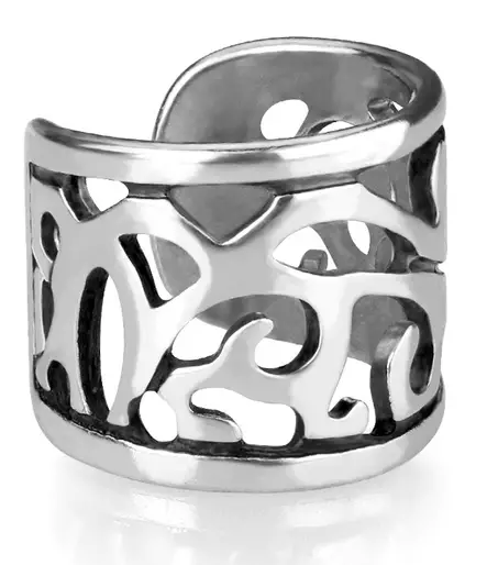 Ear Cuff kiillotettu hopea - Lävistyskorut - EC429 - 1