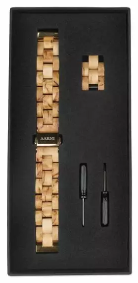 AARNI vaihtoranneke visakoivu 16 mm - Aarni miesten rannekellot - 12019 - 1