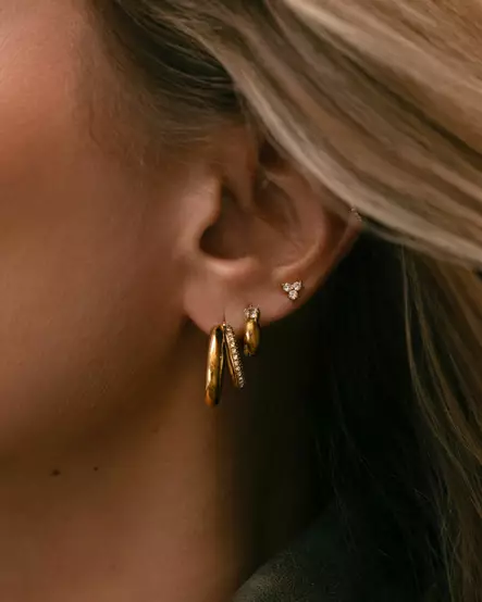 Mockberg Raya korvarenkaat MB1759 - Teräksiset korvakorut - MB1759 - 2