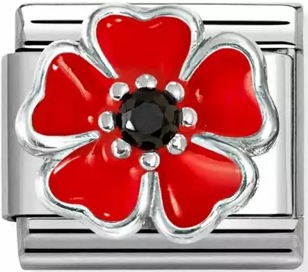 Nomination pala Red flower black - Nomination - 330321-19 - 1