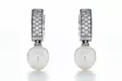 Hopeiset helmikorvakorut zirkoneilla C10259 - Elen Pearls - EP10259 - 1