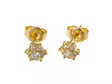 Kultaiset Kukka korvakorut 17-K1679 - Kultaiset korvakorut - 17-K1679 - 1