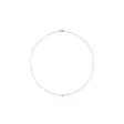 Mockberg Thin Diamond Silver Necklace - Mockberg korut - MO329 - 1