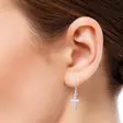 Hopeakorvakorut koukulla risti - Hopeiset korvakorut - 5134039 - 2