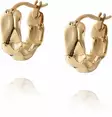 Mockberg Wavy bolded small gold hoops - Teräksiset korvakorut - MB0169 - 3