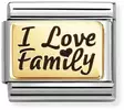 Nomination pala I Love Family 8033497568304 - Nomination combosable classic - 030166-69 - 1