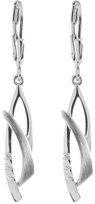 Cariati Korvakoru 3x Zirkoni W32-63498-610-71 - Hopeiset korvakorut - CKK149 - 1