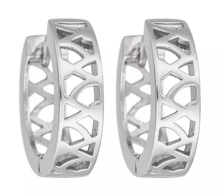 Hopea korvarenkaat H280019 - Hopeiset korvakorut - H280019 - 1