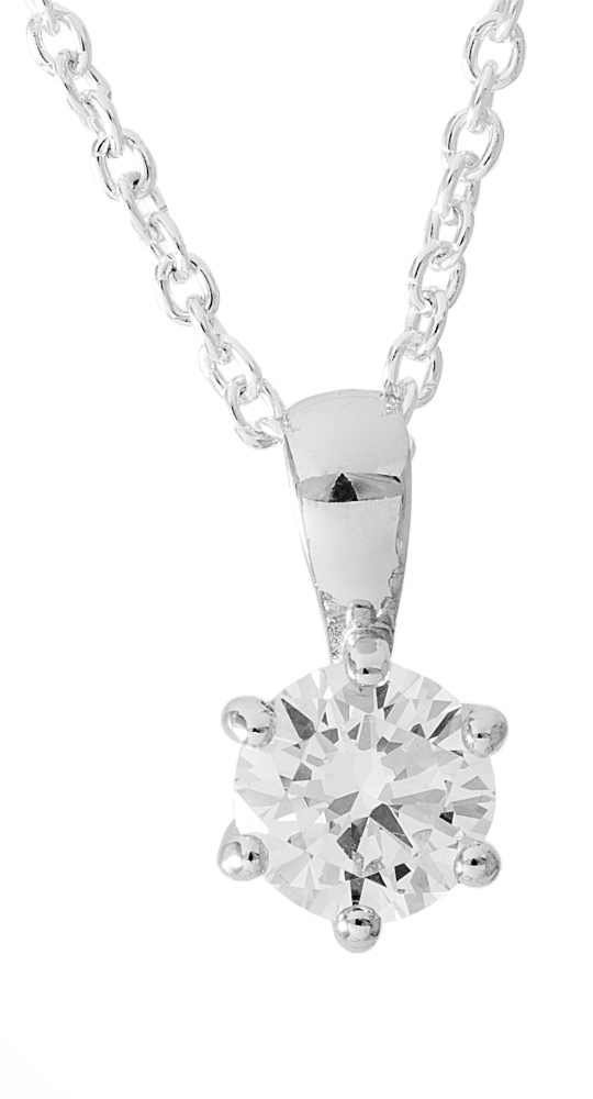 Riipus zirkonilla CK9 - Hopeiset kaulakorut - CK9 - 1