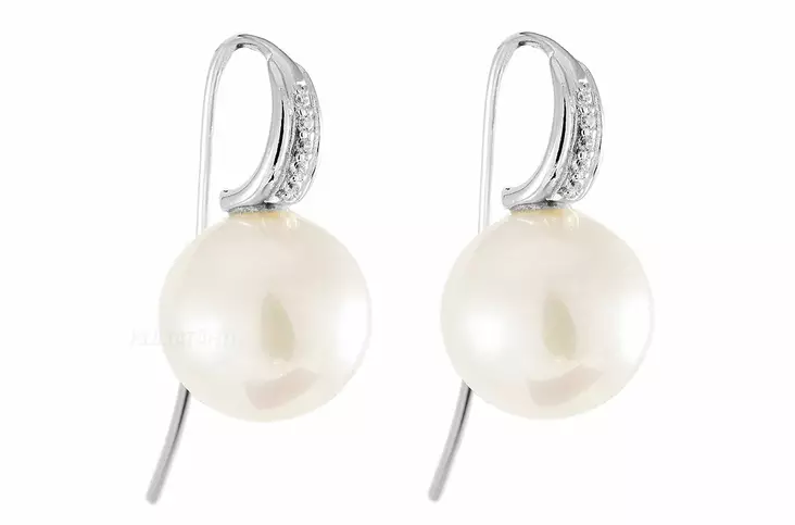 Hopeiset helmikorvakorut C10299 - Hopeiset korvakorut - C10299 - 1