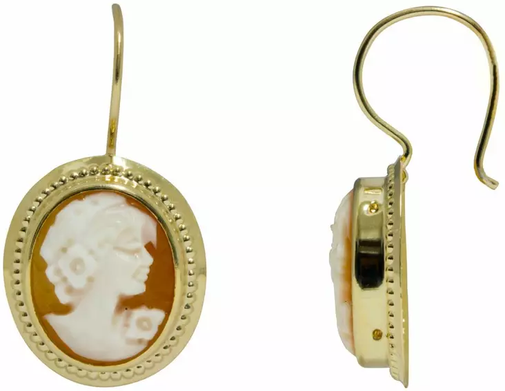 Kame korvakoru koukku K40099 - Kultaiset korvakorut - K40099 - 1