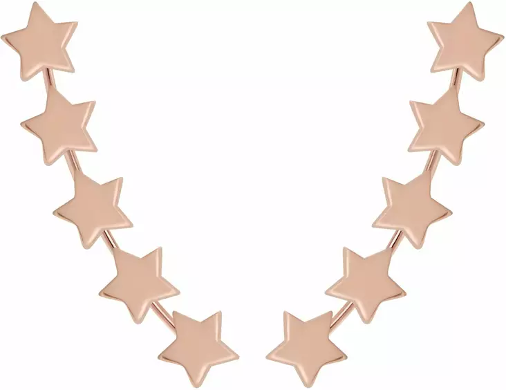 Kiipij=C3=A4 Korvakorut RoseStar 5 Y4279 - Hopeiset korvakorut - Y4279 - 1