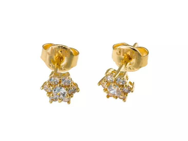 Kultaiset Kukka korvakorut 17-K1679 - Kultaiset korvakorut - 17-K1679 - 1