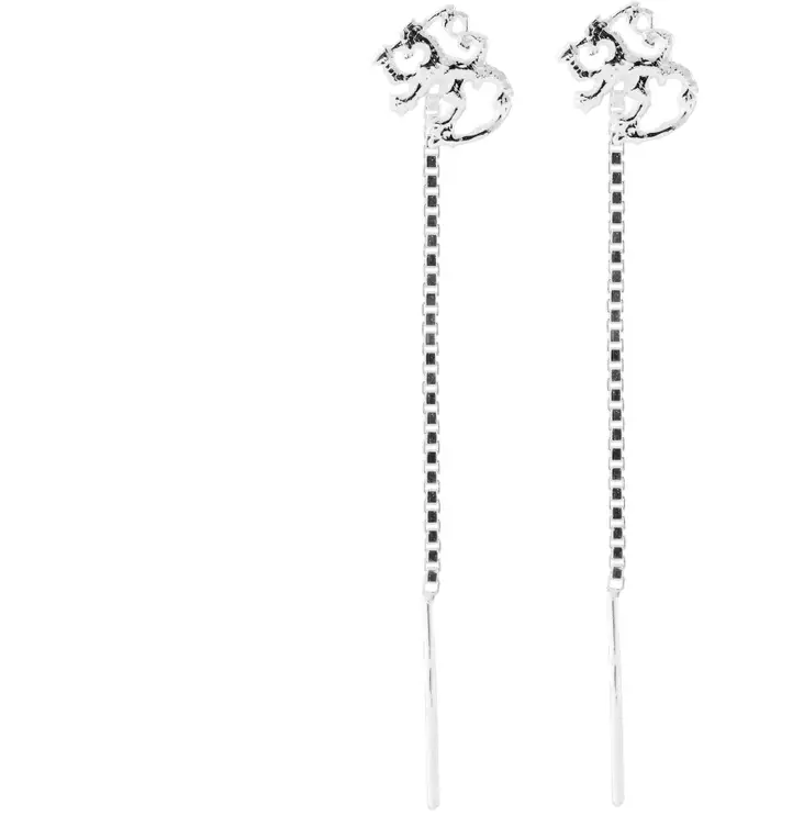 Läpivedettävät Suomileijona-korvakorut - Suomi Finland - H2249 - 1