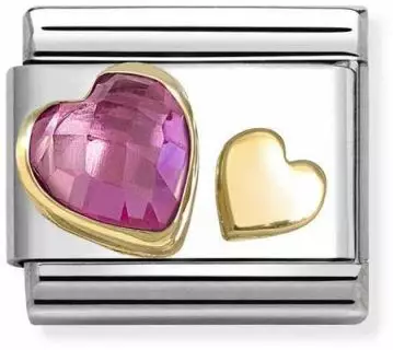 Nomination Pala Dark Pink heart 030611-09 - Composable Classic - 030611-09 - 1