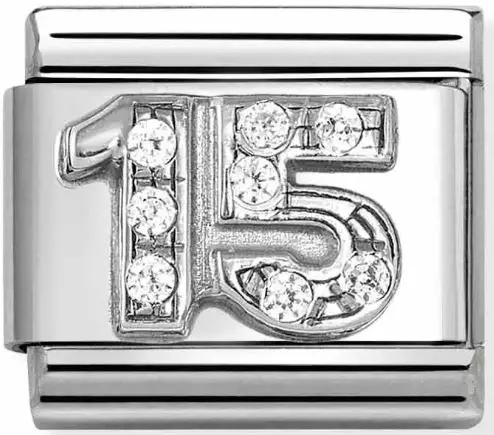 Nomination zirkonia 15 - Composable Classic - 330304-49 - 1