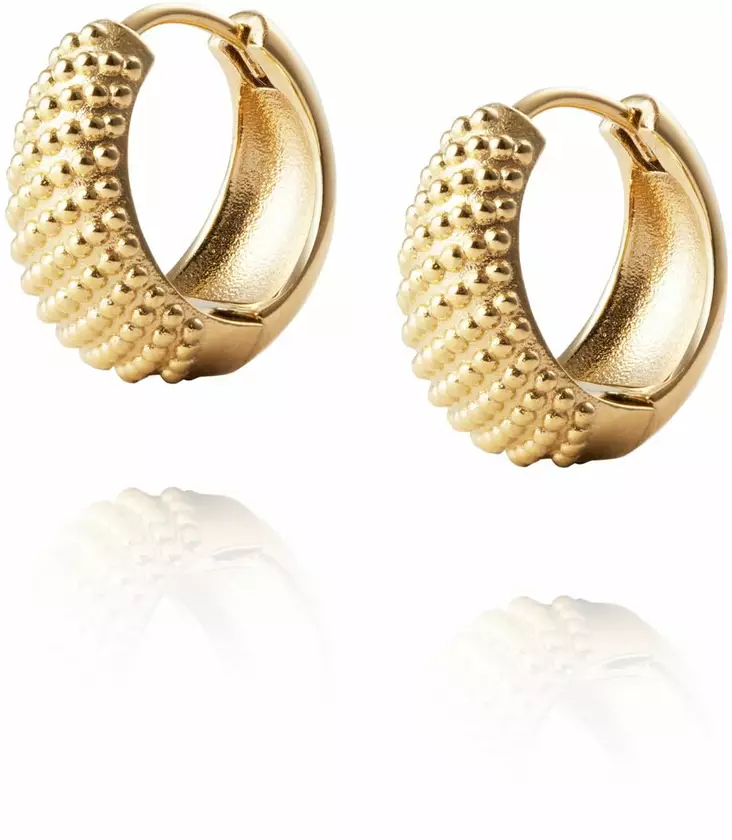 Mockberg Honey Hoops Medium - Teräksiset korvakorut - MO149 - 1