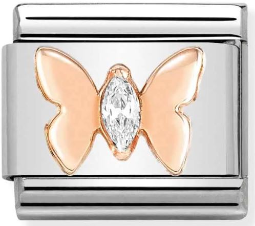 Nomination Classic Perhonen Kivellä Rose 430305-19 - Nomination combosable classic - 430305-19 - 1