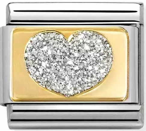 Nomination pala Glitter Sydän 030224-09 - Composable Classic - 030224-09 - 1