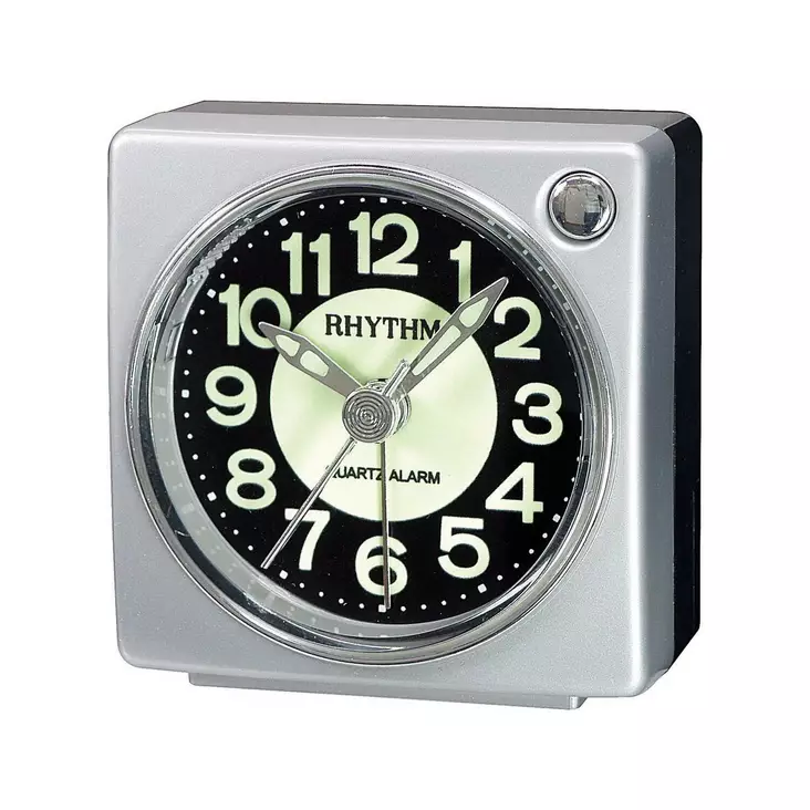 Rhythm herätyskello silver - Herätyskellot - CRE823-NR19 - 1