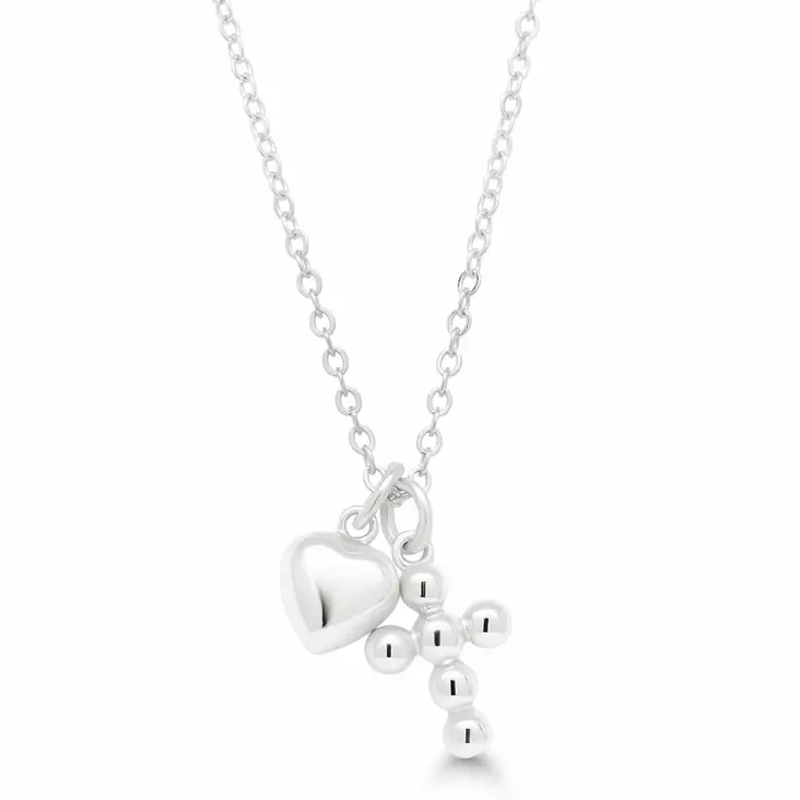 Hopeinen ristiriipus N4759 - Hopeiset kaulakorut - N4759 - 1