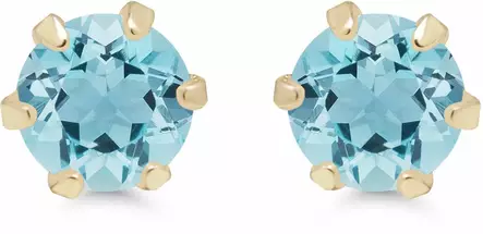 Kultaiset Aqua Korvanapit 6-1010AQUA 1 - Kultaiset korvakorut - 6-1010AQUA - 1