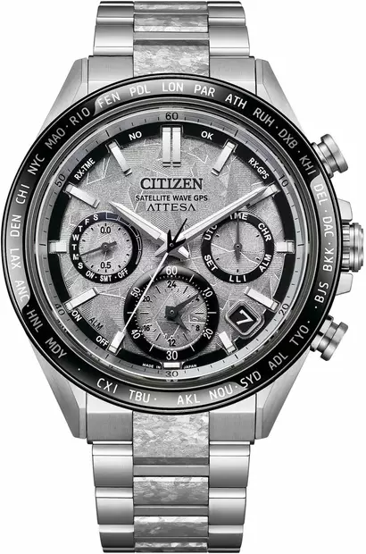 CITIZEN SATELLITE WAVE ATTESA LTD - Miesten rannekellot - CC4076-65A - 1