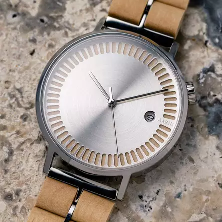 Aarni X Alvar Aino Aalto L38-Hopea l=C3=A4hikuva - Aarni miesten rannekellot - L38-HOPEA - 2