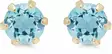 Kultaiset Aqua Korvanapit 6-1010AQUA 1 - Kultaiset korvakorut - 6-1010AQUA - 1