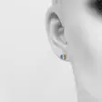 Kultaiset korvanapit aqua zirkonilla SA-0206-04AQUA - Kultaiset korvakorut - SA-0206-04AQUA - 2