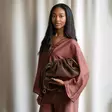 AARNI Linne Clutch-laukku Ruskea - Laukut - LINNE-RUSKEA - 5