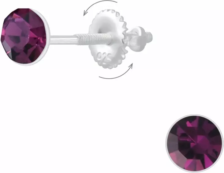 Y6857A - Hopeiset korvakorut - Y6857A - 1