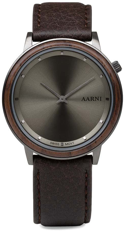 Aarni Loihi P=C3=A4hkin=C3=A4puu rannekello 1 - Aarni miesten rannekellot - Loihi-Pahkina - 1