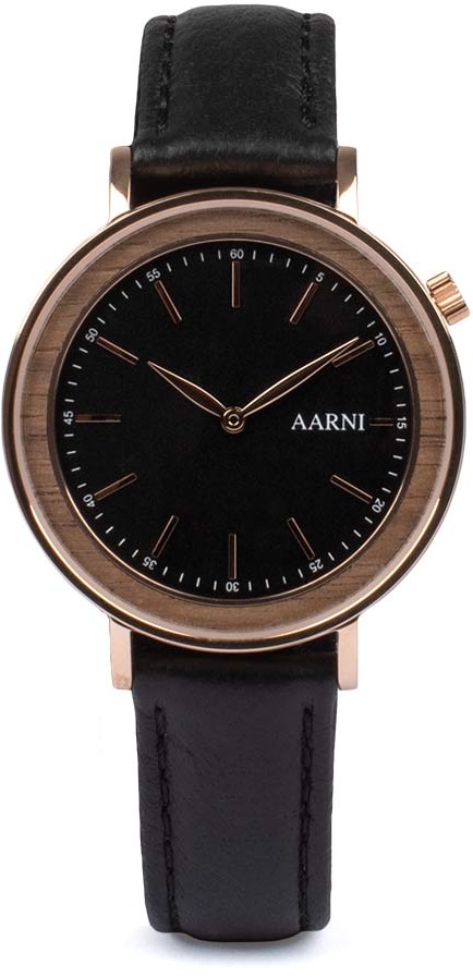 Aarni Aurora P=C3=A4hkin=C3=A4puu edest=C3=A4 kuvattuna - Aarni naisten rannekellot - Aurora-Pahkina - 1