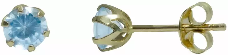 KORVAKORUT TAPPI AQUA KULTA 6-148991AQUA - Kultaiset korvakorut - 6-148991AQUA - 1