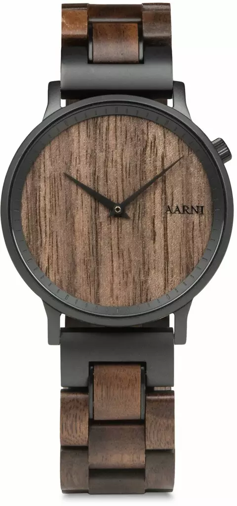 Aarni Leon pähkinä rannekello - Aarni kellot - LEON-PAHKINA - 1