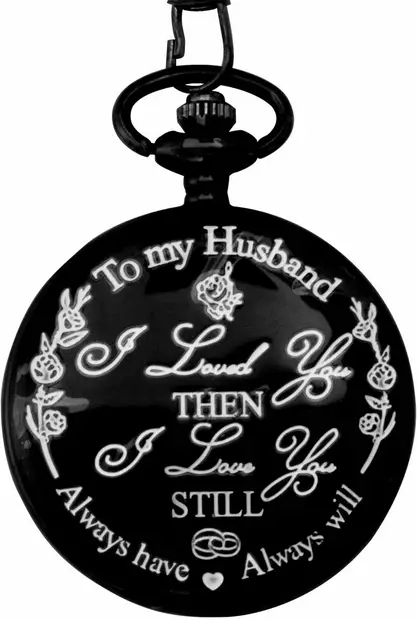 Taskukello Husband musta G225B etukansi - Taskukellot - G225B - 2